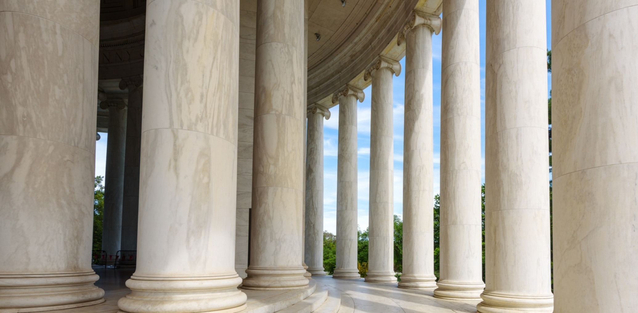 Ionic Columns at Jefferson Memorial, Washington DC Architecture