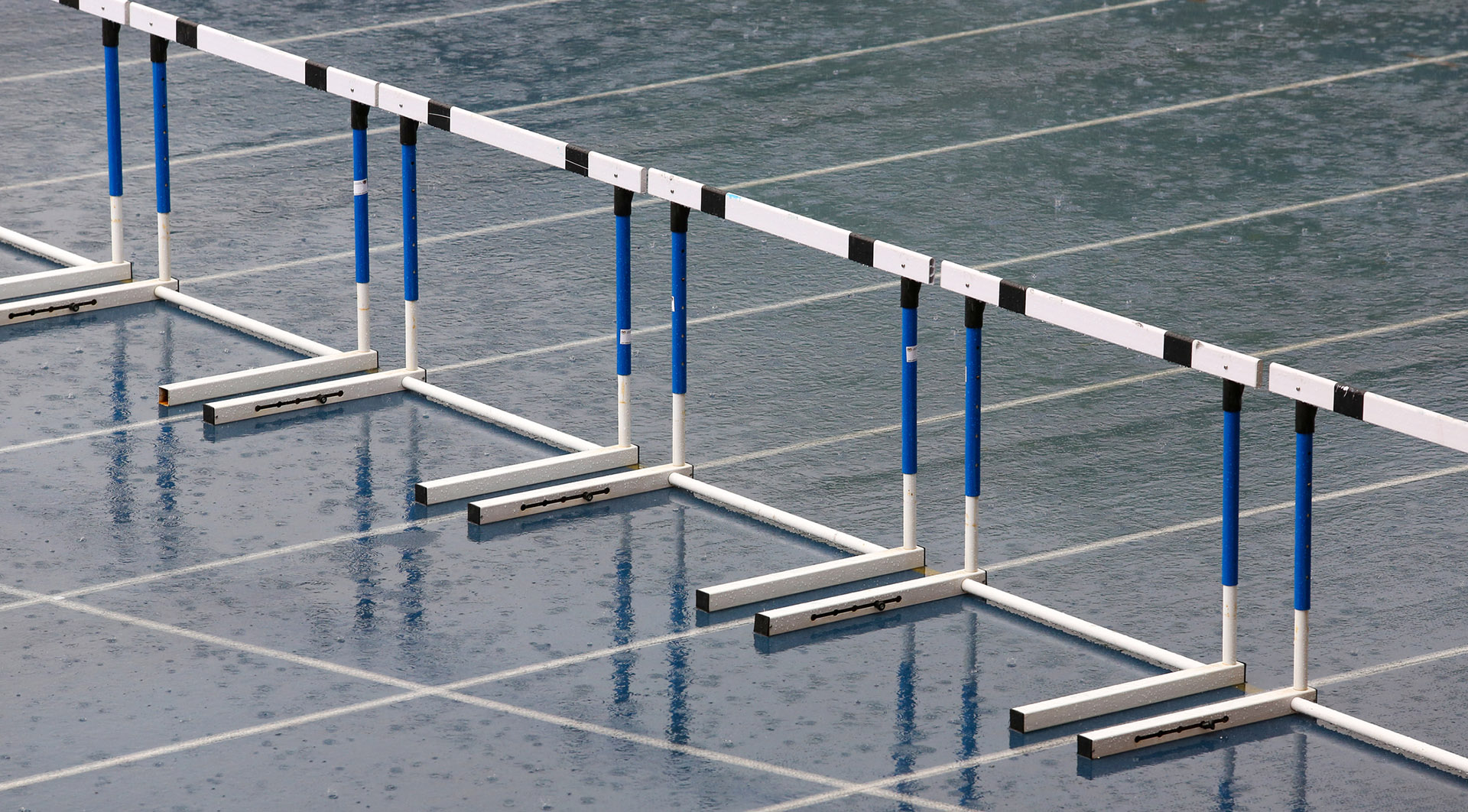 Photograph of hurdles