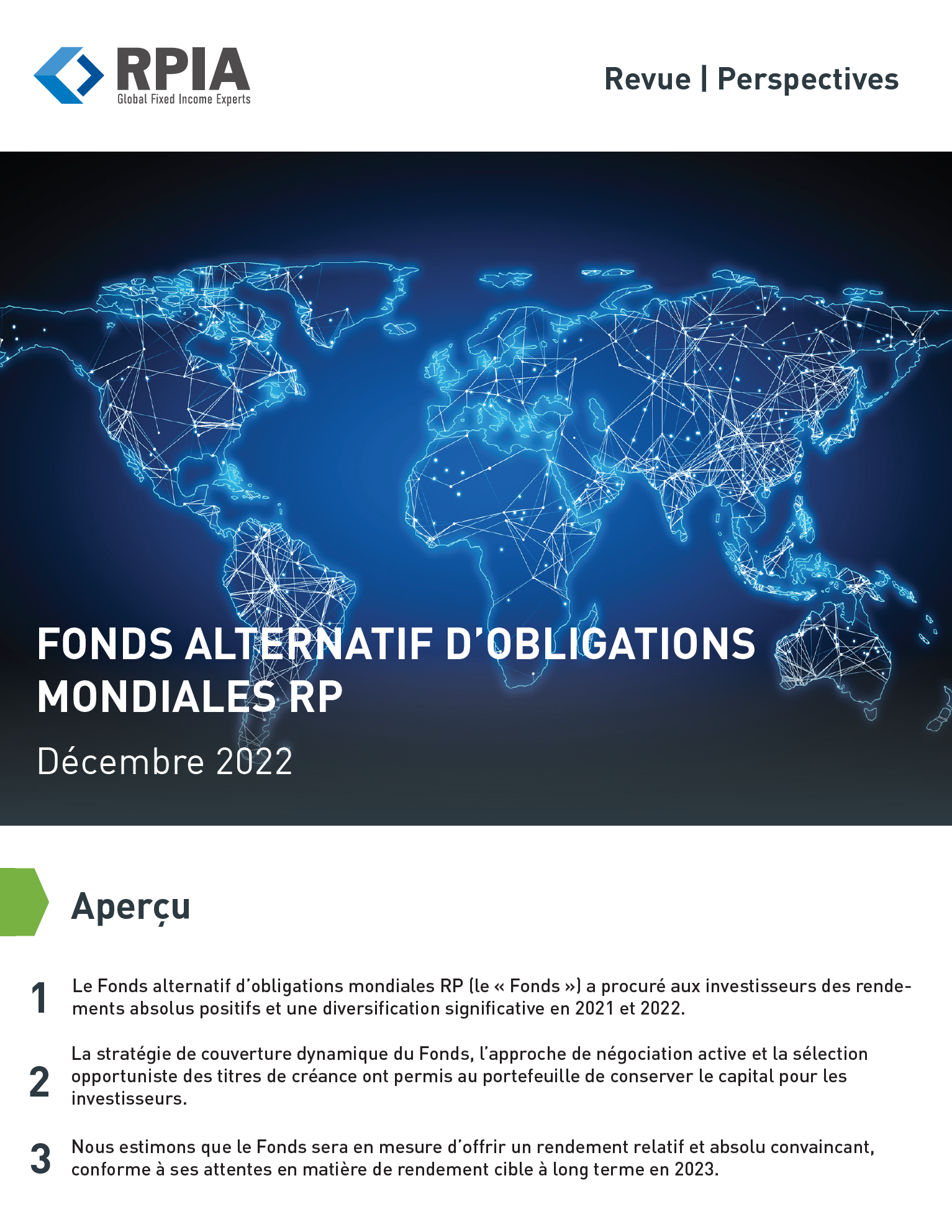 Fonda Alternatif D'obligations Mondiales RP