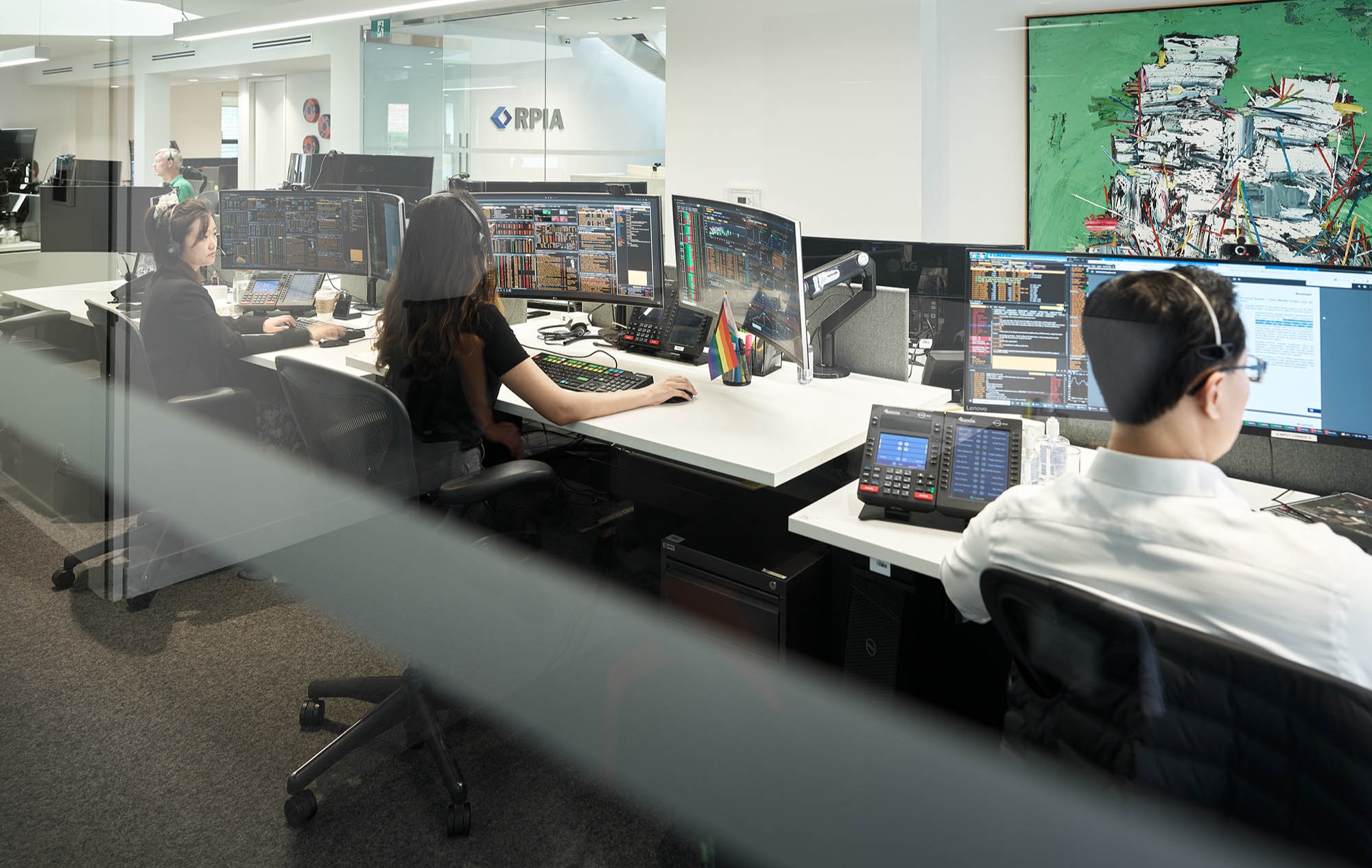 RPIA employees at the trading desk