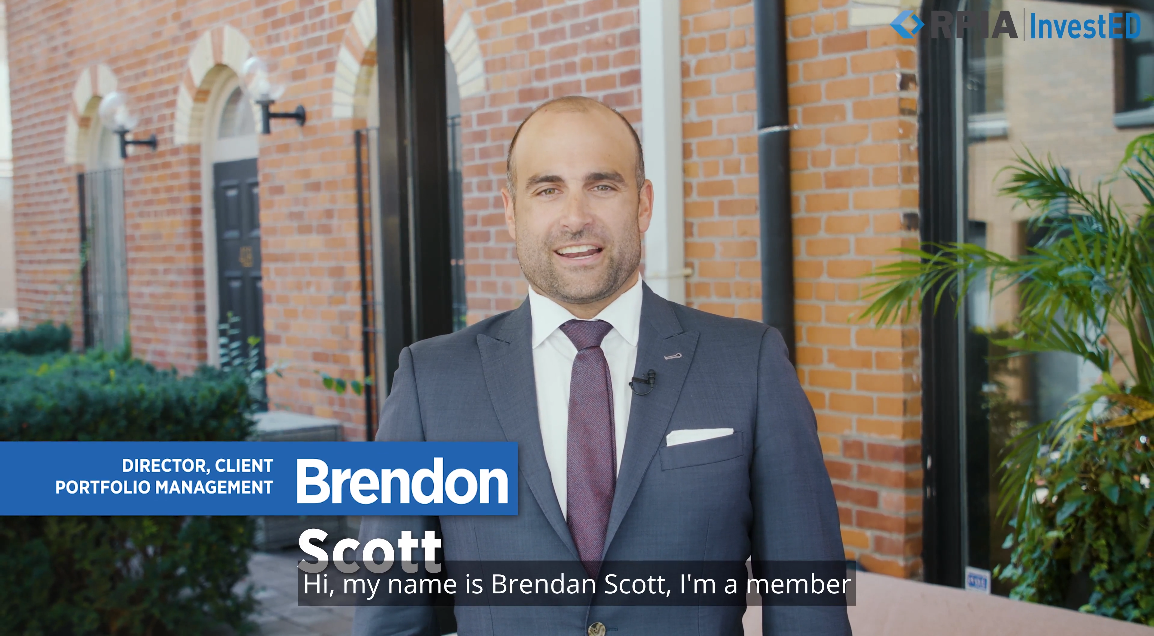 InvestED video featuring Brendon Scott