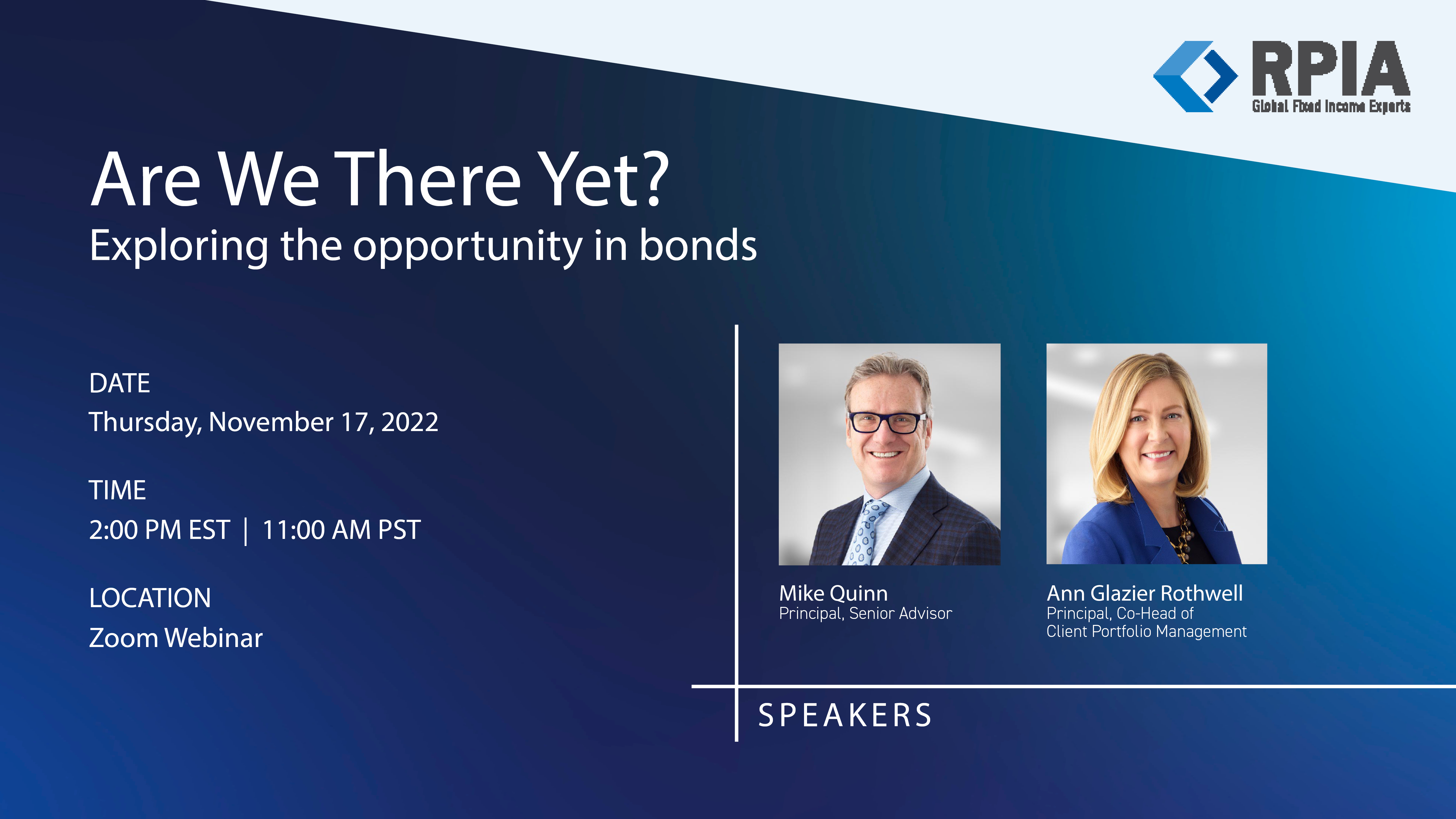 Are we there yet? exploring the opportunity in bonds